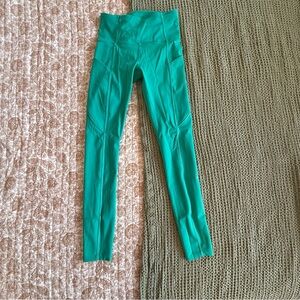 Lululemon Teal High-Rise Leggings w/ Pockets
